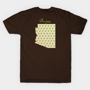 Arizona with Cacti T-Shirt